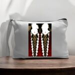 Canvas Pouch with Handle and Zipper Thumbnail