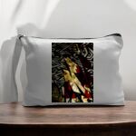 Canvas Pouch with Handle and Zipper Thumbnail