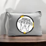Canvas Pouch with Handle and Zipper Thumbnail