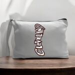 Canvas Pouch with Handle and Zipper Thumbnail