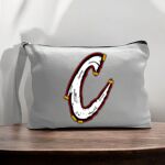 Canvas Pouch with Handle and Zipper Thumbnail