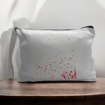 Canvas Pouch with Handle and Zipper Thumbnail