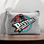Canvas Pouch with Handle and Zipper Thumbnail