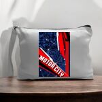 Canvas Pouch with Handle and Zipper Thumbnail