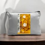 Canvas Pouch with Handle and Zipper Thumbnail