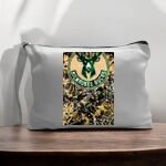Canvas Pouch with Handle and Zipper Thumbnail