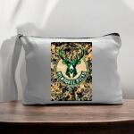 Canvas Pouch with Handle and Zipper Thumbnail