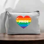 Canvas Pouch with Handle and Zipper Thumbnail