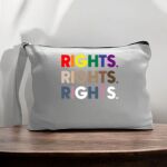 Canvas Pouch with Handle and Zipper Thumbnail