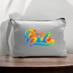 Canvas Pouch with Handle and Zipper Thumbnail