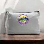 Canvas Pouch with Handle and Zipper Thumbnail