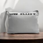 Canvas Pouch with Handle and Zipper Thumbnail
