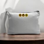 Canvas Pouch with Handle and Zipper Thumbnail