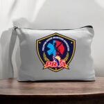 Canvas Pouch with Handle and Zipper Thumbnail