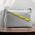 Canvas Pouch with Handle and Zipper Thumbnail