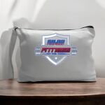 Canvas Pouch with Handle and Zipper Thumbnail