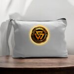 Canvas Pouch with Handle and Zipper Thumbnail