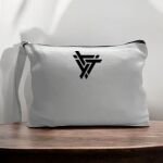 Canvas Pouch with Handle and Zipper Thumbnail