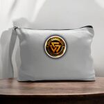 Canvas Pouch with Handle and Zipper Thumbnail