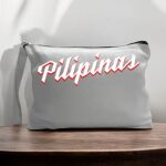 Canvas Pouch with Handle and Zipper Thumbnail