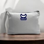 Canvas Pouch with Handle and Zipper Thumbnail