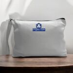 Canvas Pouch with Handle and Zipper Thumbnail
