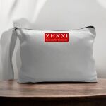 Canvas Pouch with Handle and Zipper Thumbnail