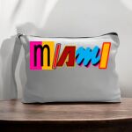 Canvas Pouch with Handle and Zipper Thumbnail