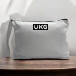 Canvas Pouch with Handle and Zipper Thumbnail