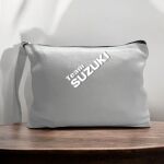 Canvas Pouch with Handle and Zipper Thumbnail