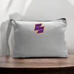 Canvas Pouch with Handle and Zipper Thumbnail