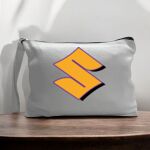 Canvas Pouch with Handle and Zipper Thumbnail