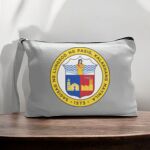 Canvas Pouch with Handle and Zipper Thumbnail