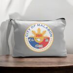 Canvas Pouch with Handle and Zipper Thumbnail
