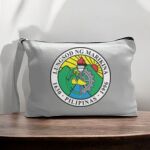 Canvas Pouch with Handle and Zipper Thumbnail