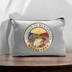 Canvas Pouch with Handle and Zipper Thumbnail