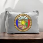 Canvas Pouch with Handle and Zipper Thumbnail