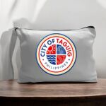 Canvas Pouch with Handle and Zipper Thumbnail