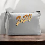 Canvas Pouch with Handle and Zipper Thumbnail