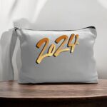 Canvas Pouch with Handle and Zipper Thumbnail