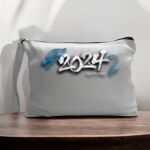 Canvas Pouch with Handle and Zipper Thumbnail