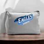 Canvas Pouch with Handle and Zipper Thumbnail