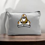 Canvas Pouch with Handle and Zipper Thumbnail