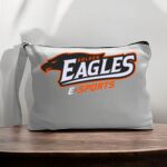 Canvas Pouch with Handle and Zipper Thumbnail