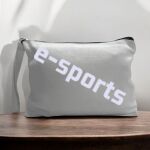 Canvas Pouch with Handle and Zipper Thumbnail