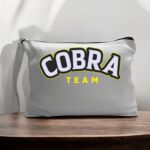 Canvas Pouch with Handle and Zipper Thumbnail