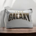Canvas Pouch with Handle and Zipper Thumbnail