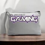 Canvas Pouch with Handle and Zipper Thumbnail