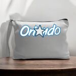Canvas Pouch with Handle and Zipper Thumbnail