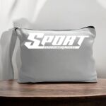 Canvas Pouch with Handle and Zipper Thumbnail